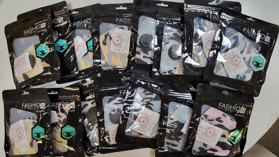 15 Face Mask Reusable Washable Cover Camo Adult Cloth Breathable & Breathing Val