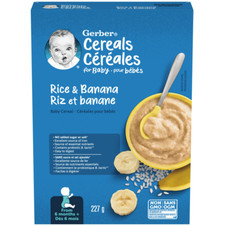 2-Pack Nestl  Gerber Rice  Banana Baby Cereal