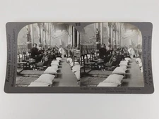 V19273 Keystone Stereoview Belgian Refugees Houses in Alexandria Palace London