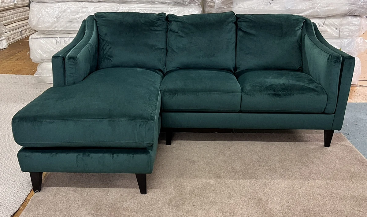 Forest green 2024 corner sofa