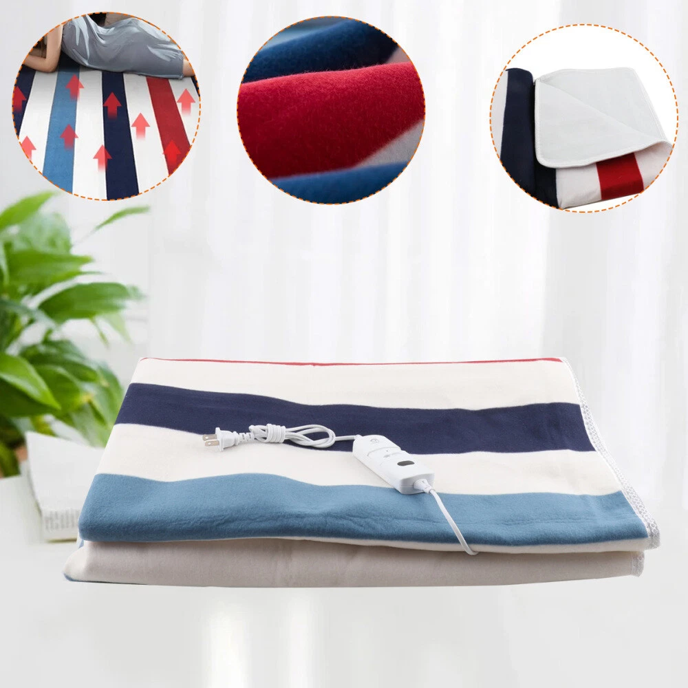 Heated Blanket Electric Throw 150×120cm, Fast Heating with 2 Heat Levels 8  Hours | eBay