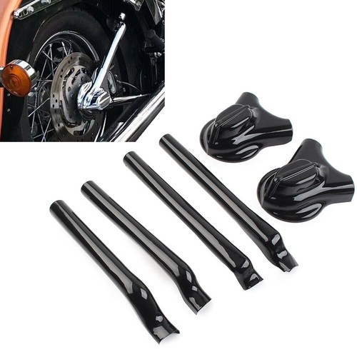 Rear Phantom Swingarm Axle Covers Kit Metal Fit Harley Softail FXST FXSTC FLSTC 432662789397 eBay