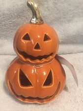 Halloween Light Up Tabletop Orange Pumpkin Changes Colors New With Tag