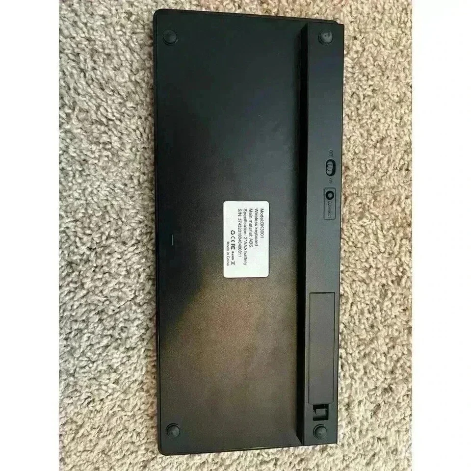 Black Wireless Mini Keyboard | Model BK3001 - Image 2 of 4