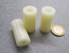Nylon 66 Spacer, Natural, NO.5/16" Screw, 3/4" OD x .315" ID x 1 1/2" Lg., 10 pc