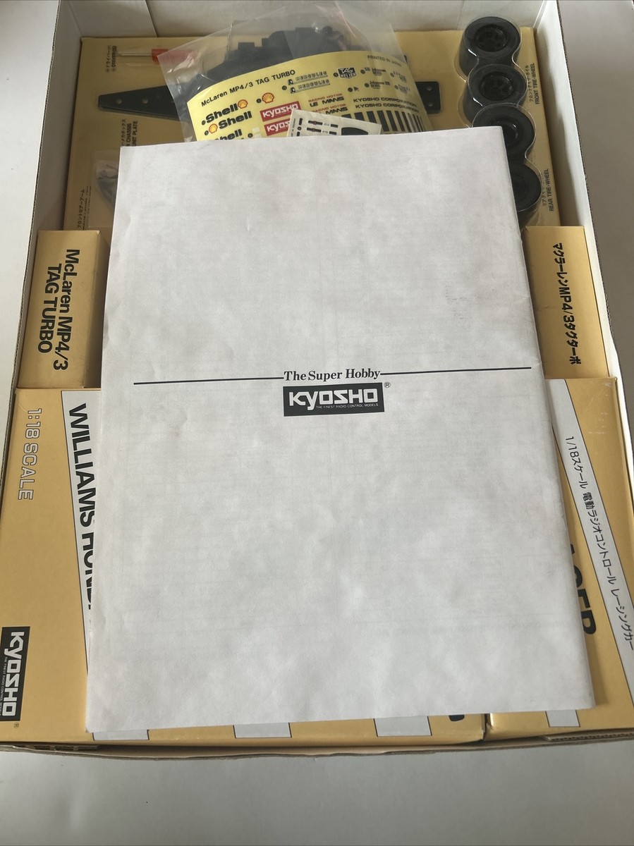 Kyosho F1 RACER McLaren MP4/3 TAG TURBO 1:18 Radio Control