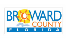 3" broward county florida sun bumper sticker decal usa made