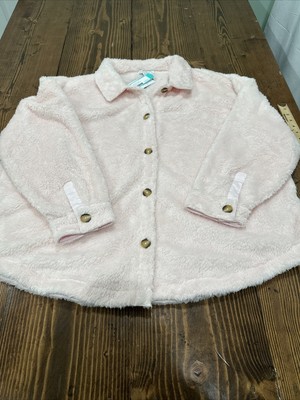 Threads 4 Thought Women's Anthea Light Pink Sherpa Jacket Size 3X NWT 