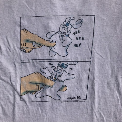 LARGE Vintage Dan Reynolds 1997 Doughboy Comic Print SINGLE STITCH VTG RARE - Picture 3 of 9