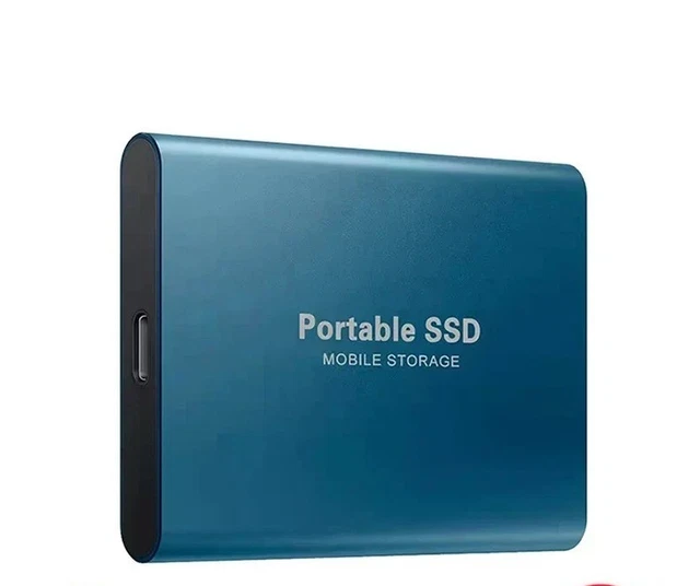 1TB Portable SSD USB 3.1 Type-C External Solid State Drive High Speed