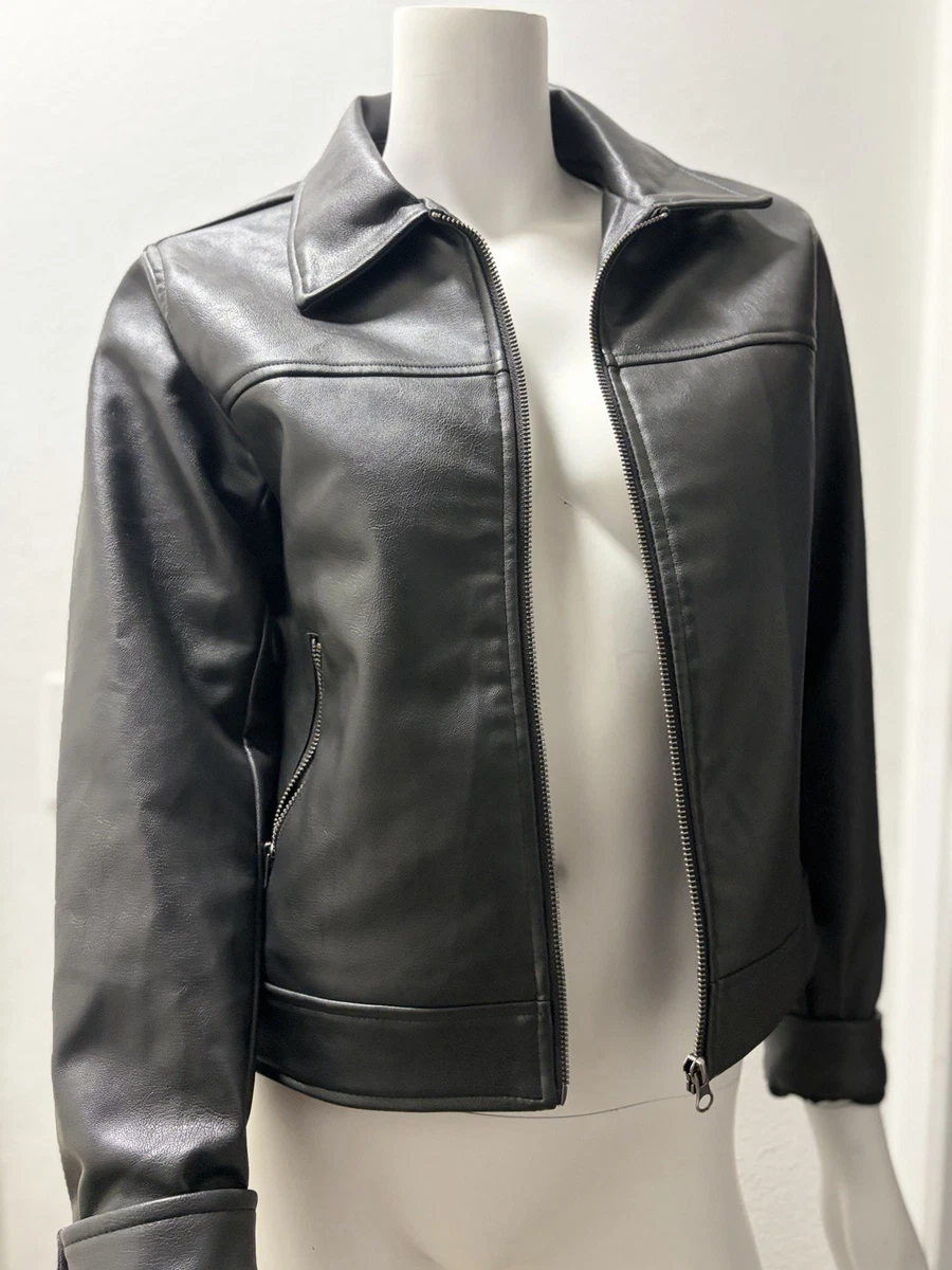 Faux Leather Outer Shell Regular Size XS Coats, Jackets & Vests