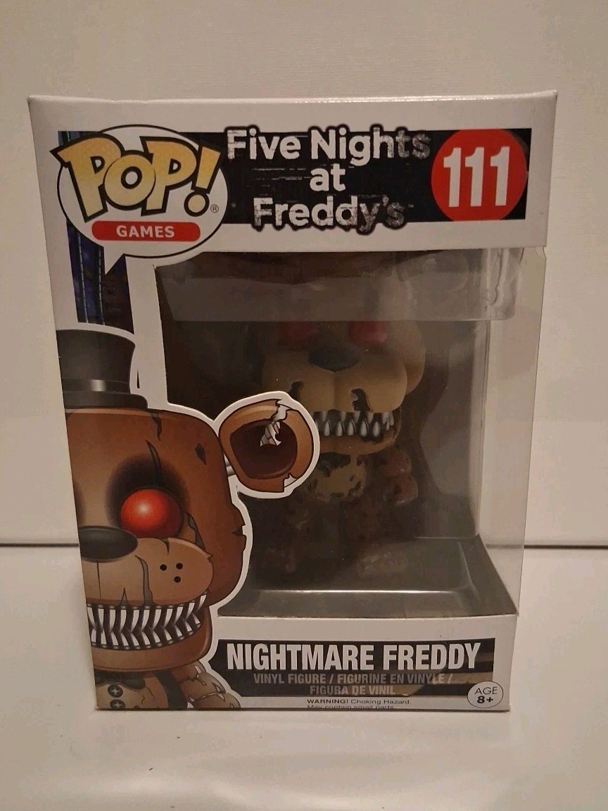 Nightmare Foxy, Bonnie, Chica, And Freddy New In Box Has Wear And Tear On Boxes