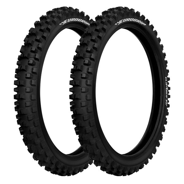TYRE PAIR EUROGRIP 80/100-21 51M + 140/80-18 70R CLIMBER XC