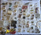 Vintage Costume Jewelry Earrings Lot 98 Pairs Pierced Fashion Earrings Mixed...