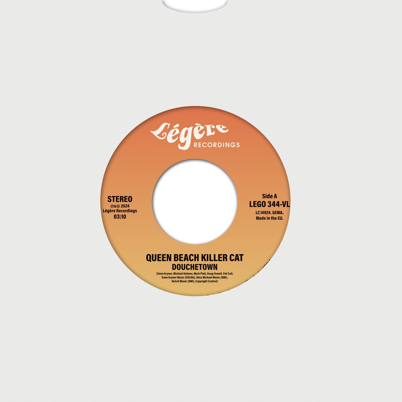 Queen Beach Killer Cat and Page 99 Douchetown / Why Can't This Be Love 7 Inch