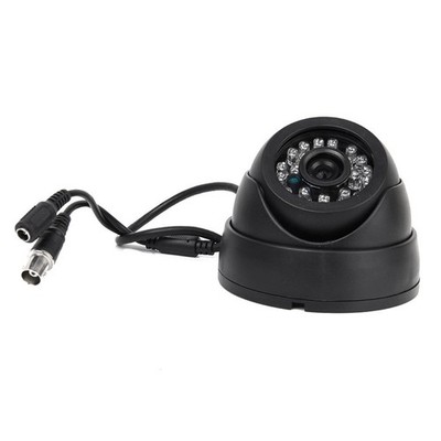 Schwarz ueberwachungskameras PAL 1/3'' CMOS 700TVL 24 LED IR Cut 3,6 mm Sich2784