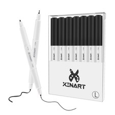 Black Pens for Cricut Maker 3/Maker/Explore 3/Air 2, Dual Tips 7pcs Black Mar...