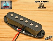 G.m. 62z Alnico 5 Middle Pickup Rwpr Black G.m. 62z Alnico 5 Middle Pickup Rwpr Black