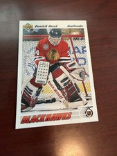1991-92 Upper Deck #335 Dominik Hasek Rookie Card. rookie card picture