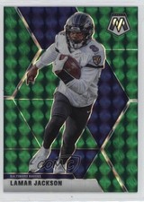 2020 Panini Mosaic Green Mosaic Prizm Lamar Jackson #19 1gg4