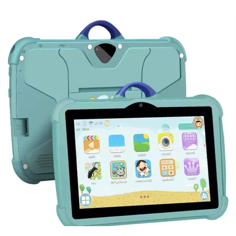 NEW Kids Tablet 7 Inch, Android, 4GB+64GB Storage, Bundle, WIFI, Free Case 2025 - Image 2 of 4