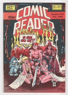 The Comic Reader #216 VF Late Issue - Archie Stan Goldberg Cover 1984