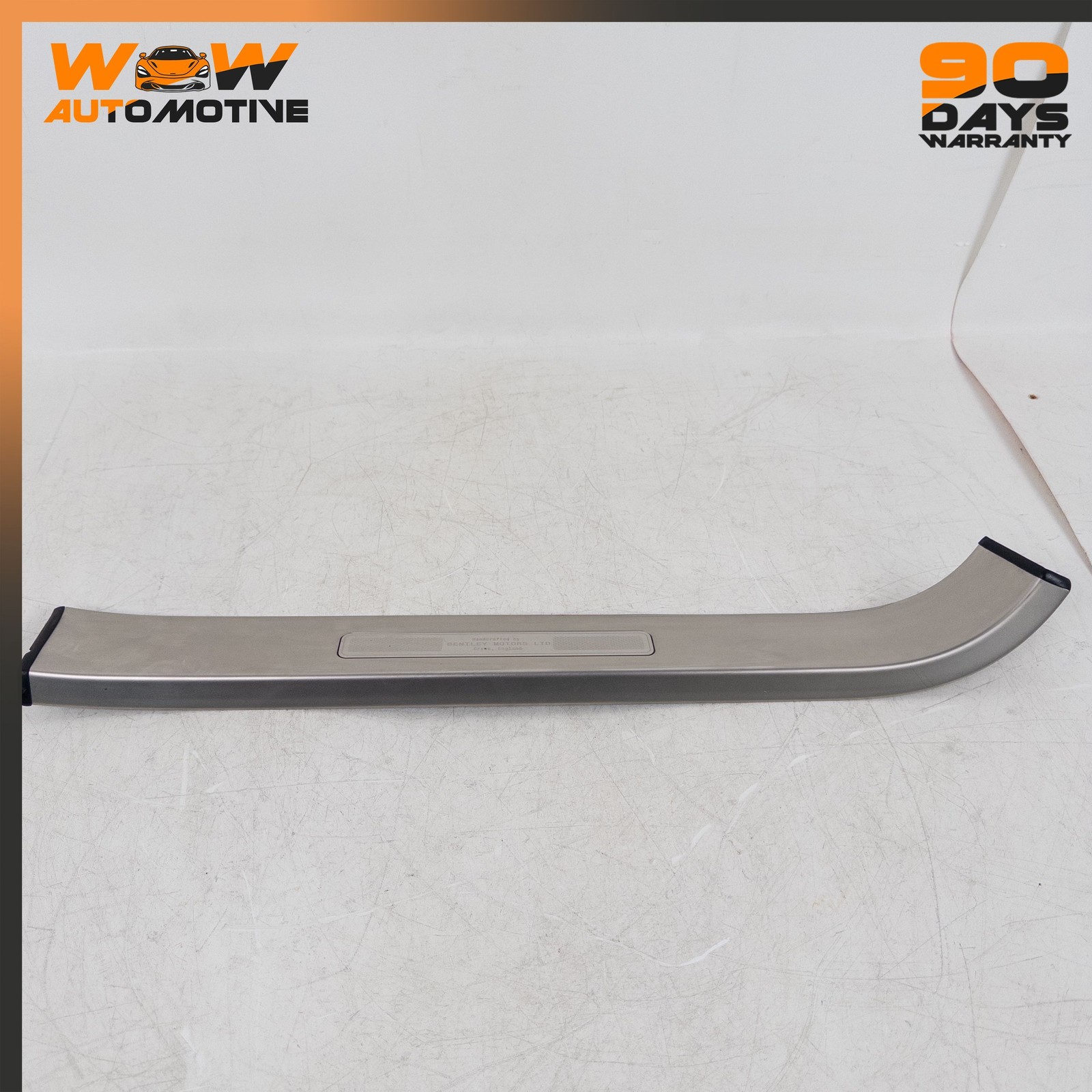14-19 BENTLEY FLYING SPUR FRONT RIGHT PASSENGER SIDE DOOR SILL TRIM STRIP OEM