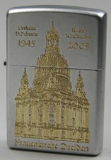 ZIPPO Frauenkirche Dresden 1945-2005 &ndash; Sturmfeuerzeug m. Diamantgravur - Germany