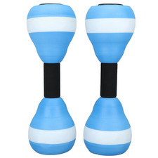 Pool Dumbbells 1 Pair Aquatic Dumbbells EVA Floating Water Dumbbells Aerobic Exe