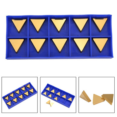 Inserti In Carburo TPMR160304 YBC251 Per Tornio CNC - Set Di 10 Pezzi | Per Semilavorazione E Finitura - Foto 9