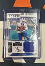 2024 Panini Contenders - Rookie Ticket Swatches Ray Davis #RTS-RDS (MEM, RC)