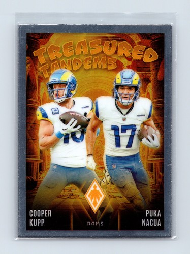 Cooper Kupp / Puka Nacua #TT-LAC 2024 Panini Phoenix Treasured Tandems card