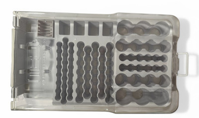 Battery Organizer Storage Case BT-0506 Holds 93 AA AAA C D 9V Wall Mount