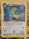 Dark Dragonite 5/82 - Holo 1st Edition - Team Rocket - Pokemon with SWIRL ✅