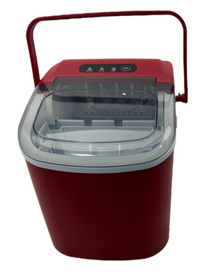 Countertop Portable Ice Maker Machine with Handle Kismile Model Z5812H-RED (OB)