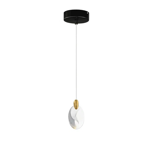 ET2 Lighting Pebble 1Lt LED Pendant, Black/Gold/Clear Crystal - E11071-122BKPG - Picture 1 of 1