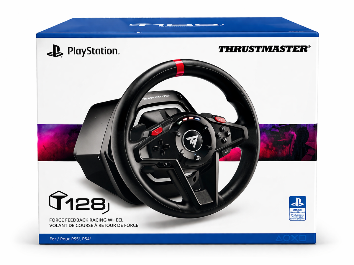 Thrustmaster - T128 Racing Wheel for PlayStation 4, 5 and PC 