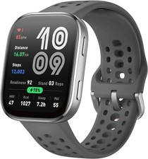 Amazfit Bip 6 Smart Watch AMOLED GPS Bluetooth, Fitness & Sleep Tracker Black