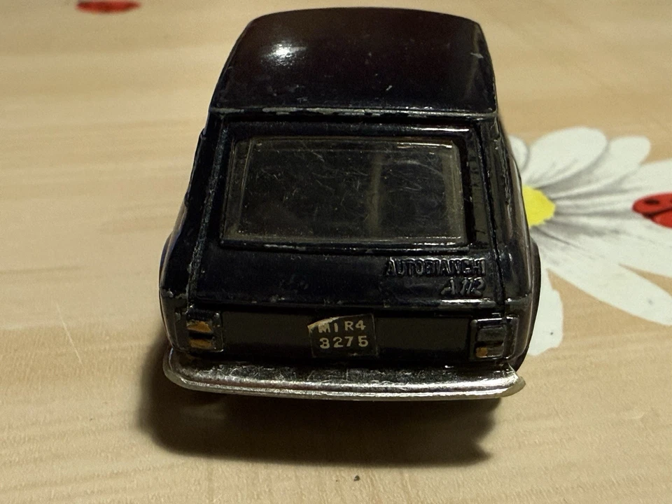 MEBETOYS 1:43 AUTOBIANCHI A 112 PRIMA SERIE RUOTE GOMMA A-48 MATTEL Italia - Immagine 4 di 4