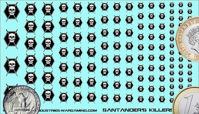 Pirates - Santander's Killers - Waterslide Decals for Battletech