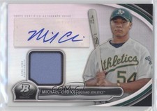 2013 Bowman Platinum Auto Relic Michael Choice #AR-MC Auto 0f8