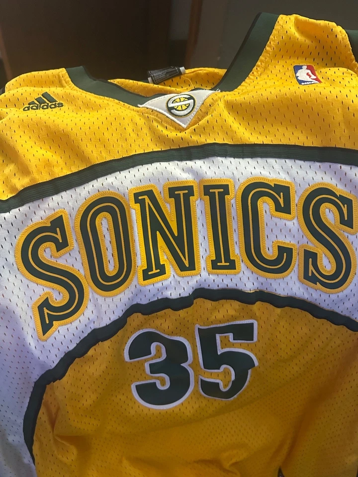 Signed PSA DNA Coa Kevin Durant 2008 Seattle Supersonics Rookie Jersey  - Image 2 of 4