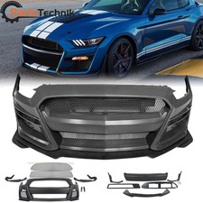 Fits 2015-2017 Ford Mustang Gt500 Style Front Bumper Kit Conversion Replacement