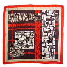 VTG Designer 100 Silk Scarf 29 / 75CM Square Wrap Summer Classy Accessories