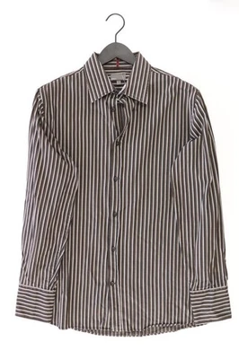 Chemise à manches longues Mexx Regular pour homme taille 52, L rayé marron... - Photo 1/4