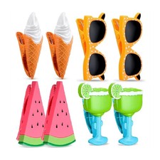 8 Pcs Beach Towel Clips Cute Towel Clips for Chairs Beach Towel Holder4993