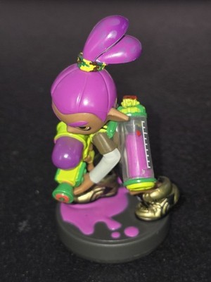 Purple Inkling Boy Amiibo Splatoon Alt NVL-001 Nintendo Figure