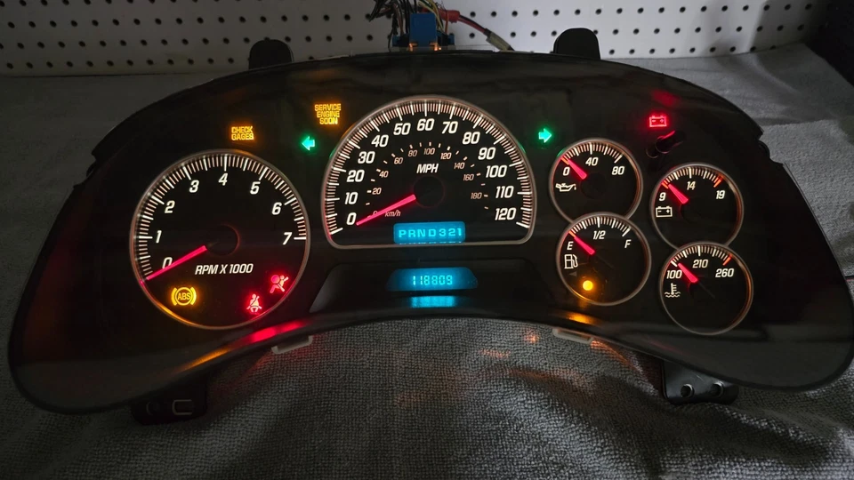 2002 - 2009 GMC 特使仪表组 — 第 3/4 张图片