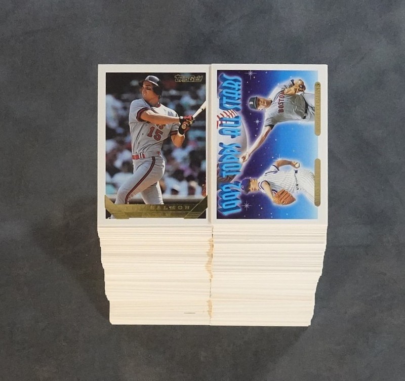1993 TOPPS GOLD BASEBALL STAR RC HOF LOT OF 280 MINT W/RIPKEN-GWYNN
