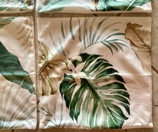 Indoor Pillow Covers 18x18 Set Of 4 Coastal Beach Palms Preowned